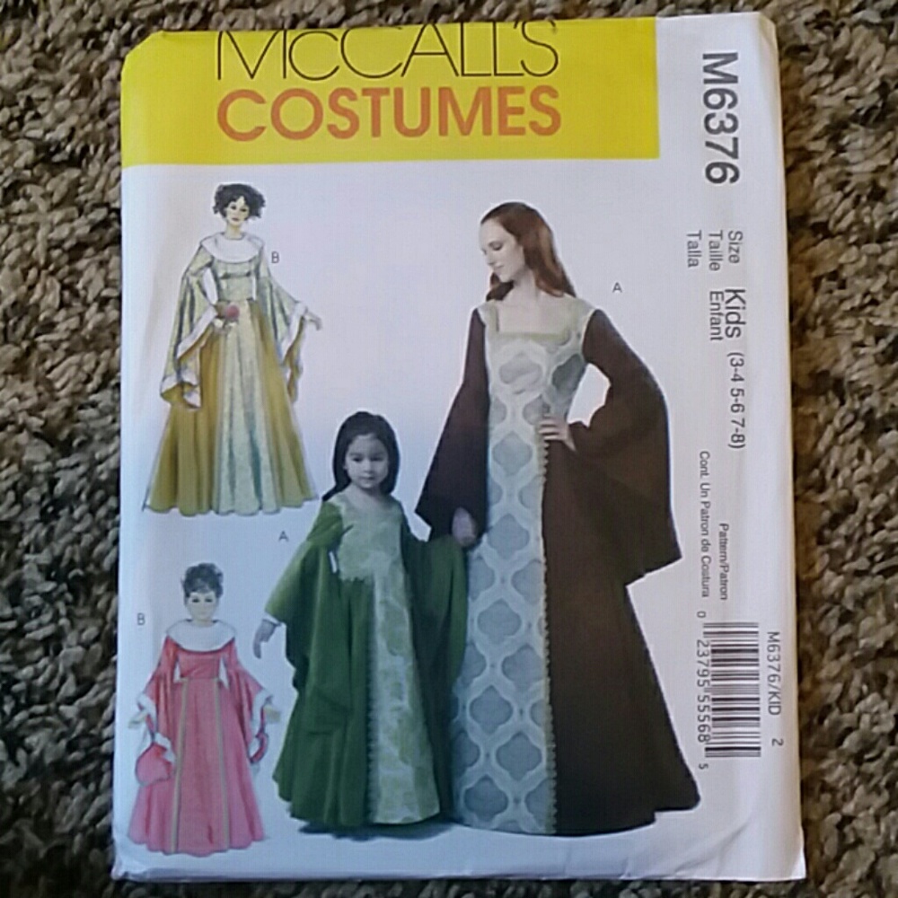 McCall's mother daughter costume pattern